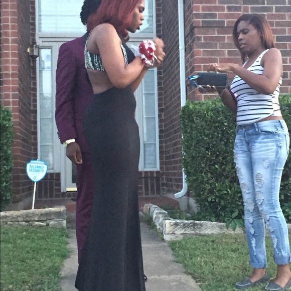 Black formal prom dress - Picture 8 of 8